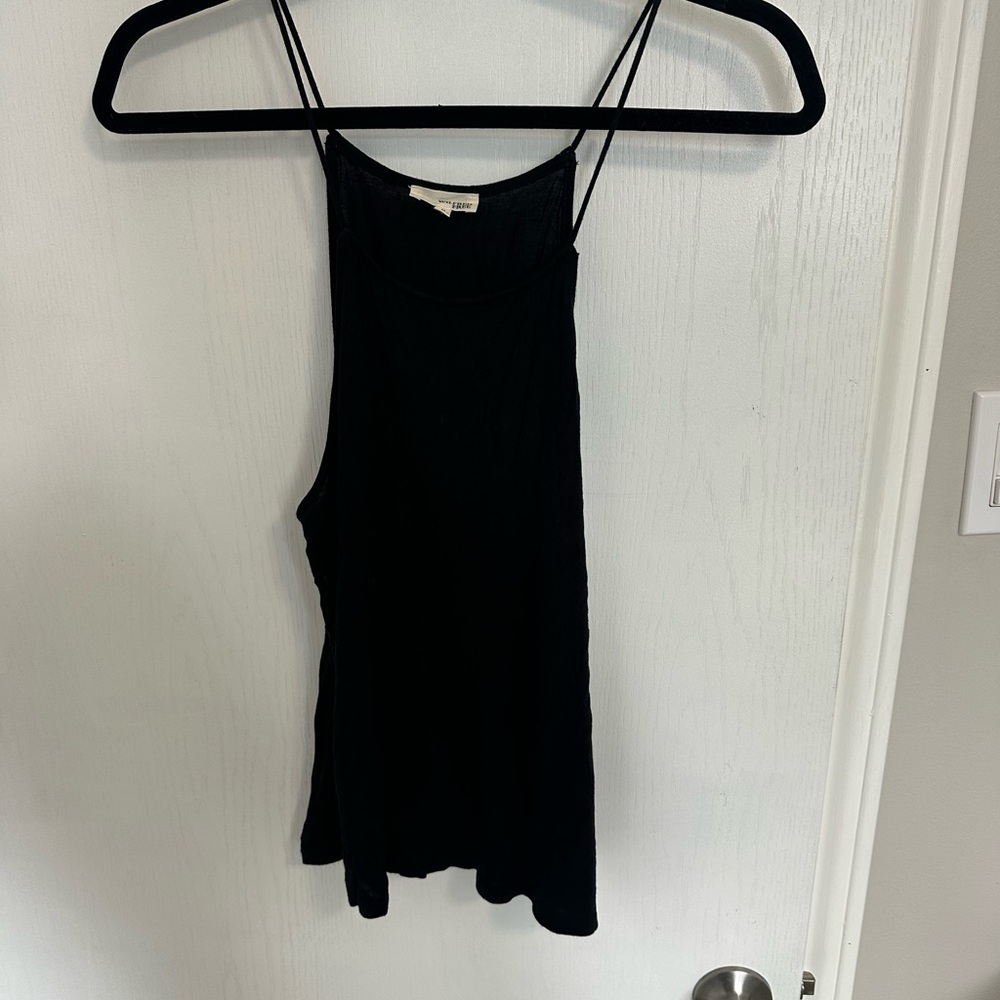 Wilfred Free High Neck Black Camisole Top